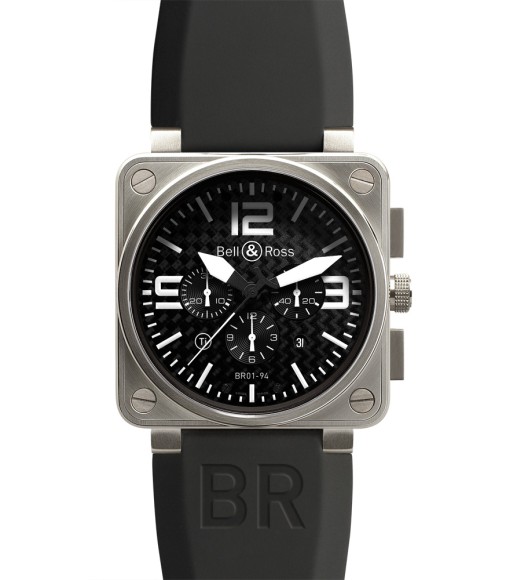 Bell & Ross Chronograph 46mm Mens Watch Replica BR 01-94 TITANIUM